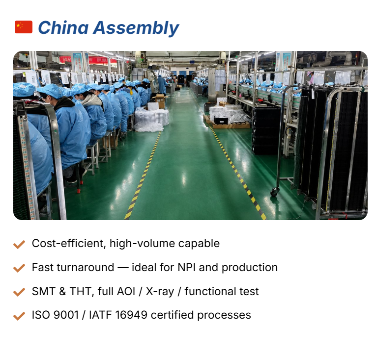 In-house Manufacturing